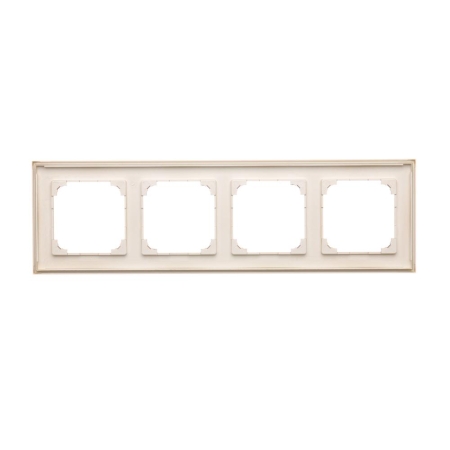 SIMON 55 SZAMPAŃSKI MAT RAMKA 4X LINE