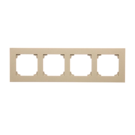 SIMON 55 SZAMPAŃSKI MAT RAMKA 4X LINE