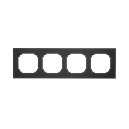 SIMON 55 CZARNY MAT RAMKA 4X LINE