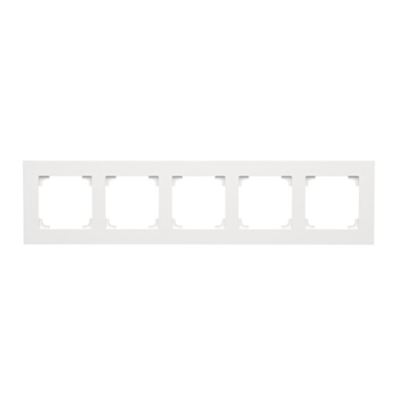 SIMON 55 BIAŁY MAT RAMKA 5X LINE