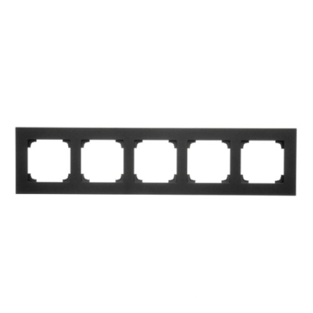 SIMON 55 CZARNY MAT RAMKA 5X LINE