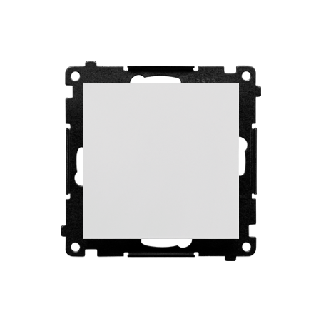 SIMON 55 MODUŁ JASNOSZARY MAT ŁĄCZNIK 1-BIEGUNOWY ZACISKI SPRĘŻYNOWE 10AX 250V