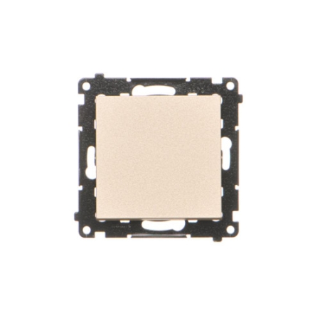 SIMON 55 MODUŁ SZAMPAŃSKI MAT ŁĄCZNIK 1-BIEGUNOWY ZACISKI SPRĘŻYNOWE 10AX 250V