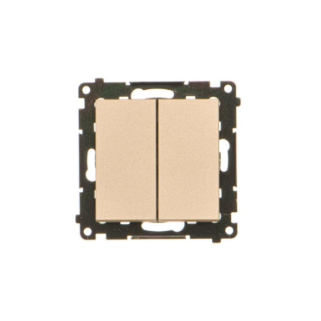 SIMON 55 MODUŁ SZAMPAŃSKI MAT ŁĄCZNIK SERYJNY ZACISKI SPRĘŻYNOWE 10AX 250V