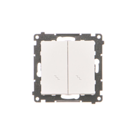 SIMON 55 MODUŁ BIAŁY MAT ŁĄCZNIK UNIWERSALNY 