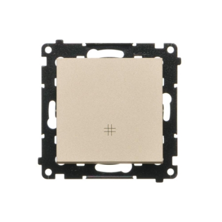 SIMON 55 MODUŁ SZAMPAŃSKI MAT ŁĄCZNIK KRZYŻOWY ZACISKI SPRĘŻYNOWE 10AX 250V