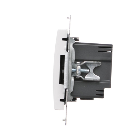 SIMON 54 MODUŁ BIAŁY ŁADOWARKA 2X USB C+A QUICK CHARGE 5/9/12V 3.1A 5V DC 230V