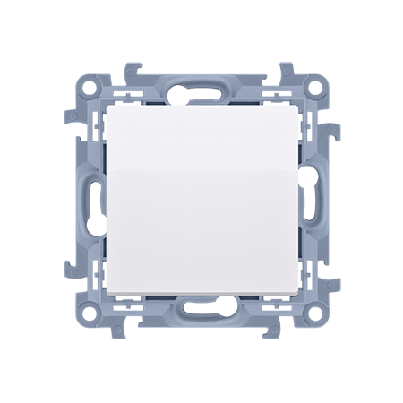 SIMON 10 MODUŁ BIAŁY ŁĄCZNIK 1-BIEGUNOWY SAMOZACISKI 10AX 250V