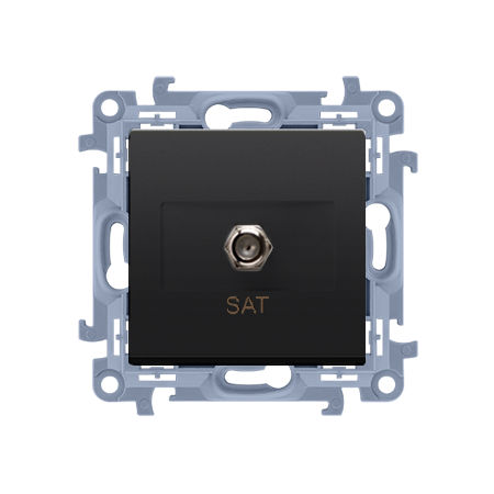 SIMON 10 MODUŁ CZARNY MAT GNIAZDO TV TYP F