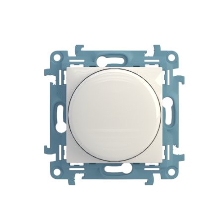 SIMON 10 MODUŁ BIAŁY ŚCIEMNIACZ 1- BIEGUNOWY NACISKOWO - OBROTOWY DO LED ŚCIEMNIALNYCH 230V