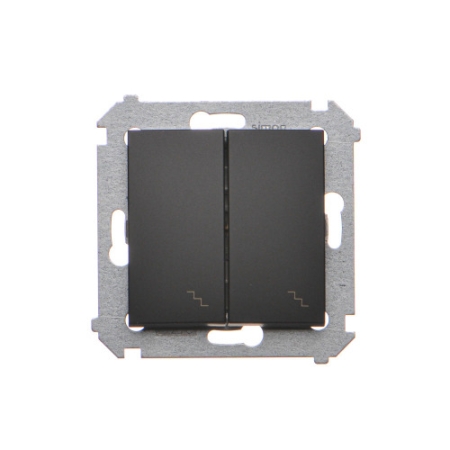 SIMON 54 MODUŁ CZARNY MAT ŁĄCZNIK UNIWERSALNY 