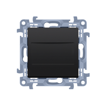 SIMON 10 MODUŁ CZARNY MAT ZAŚLEPKA Z MOSTKIEM