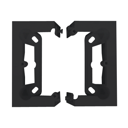 SIMON 10 CZARNY MAT PUSZKA NT 1X SKŁADANA 40MM