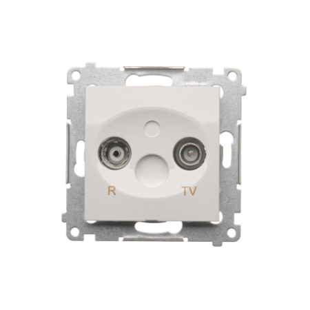 SIMON 54 MODUŁ BIAŁY GNIAZDO RTV KOŃCOWE SEPAROWANE 1DB