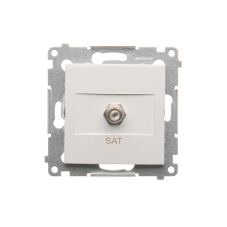 SIMON 54 MODUŁ BIAŁY GNIAZDO SAT TYP F