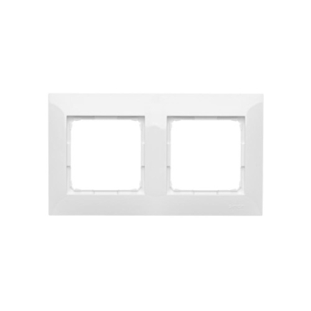 SIMON 54 PREMIUM BIAŁY RAMKA 2-KROTNA DR2/11