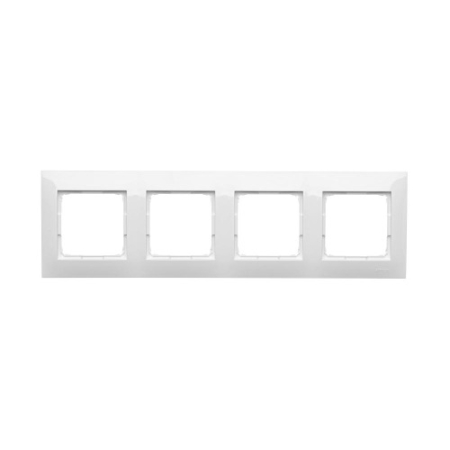SIMON 54 PREMIUM BIAŁY RAMKA 4-KROTNA DR4/11