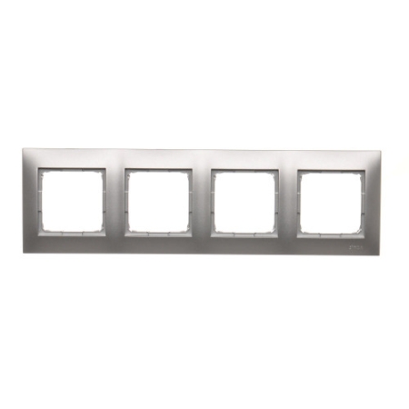 SIMON 54 PREMIUM SREBRNY MAT RAMKA 4X