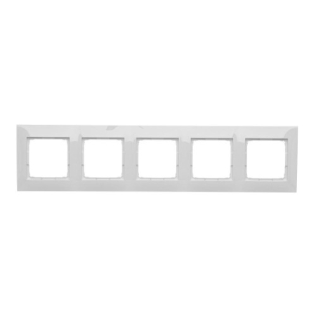 SIMON 54 PREMIUM BIAŁY RAMKA 5-KROTNA DR5/11