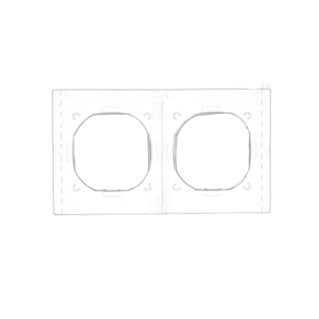 SIMON 54 PREMIUM ZESTAW USZCZELEK IP44 DO RAMKI 2X