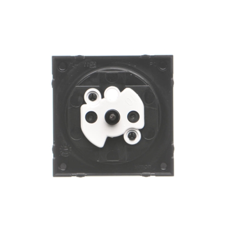 SIMON 55 MODUŁ CZARNY MAT PŁYTKA DO GNIAZD 1X Z/U