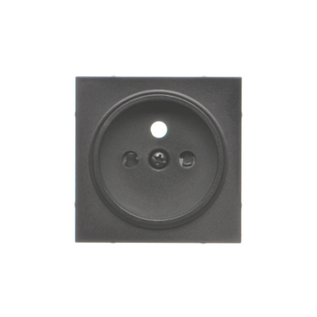 SIMON 55 MODUŁ CZARNY MAT PŁYTKA DO GNIAZD 1X Z/U