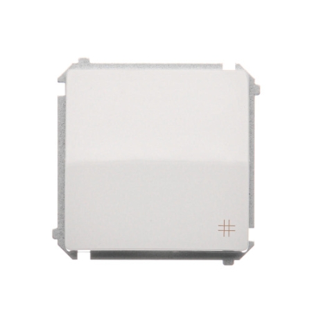 SIMON BASIC MODUŁ BIAŁY ŁĄCZNIK KRZYŻOWY ZACISKI ŚRUBOWE 10AX 250V