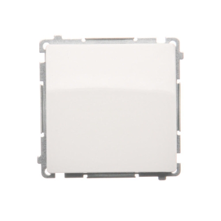 SIMON BASIC MODUŁ BIAŁY PRZYCISK 1X 1Z ZACISKI SPRĘŻYNOWE 10AX 250V