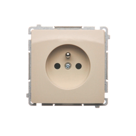 SIMON BASIC MODUŁ BEŻ GNIAZDO 1X Z/U ZACISKI ŚRUBOWE 16A 250V