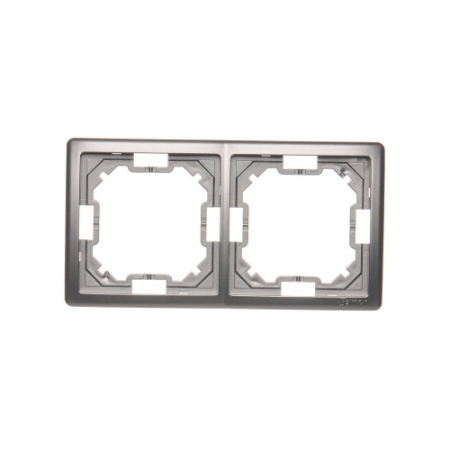 SIMON BASIC STANDARD INOX RAMKA 2X