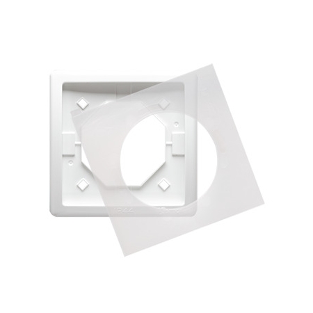 SIMON BASIC STANDARD BIAŁY RAMKA 1X IP44 Z USZCZELKĄ