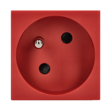 CONNECT M45 CZERWONY GNIAZDO 2M 1X Z/U 45ST ZACISKI SPRĘŻYNOWE 16A 250V