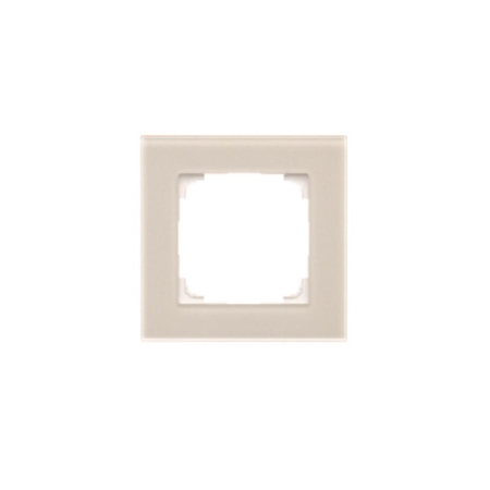 SIMON 55 NATURE KREMOWY RAMKA 1X SZKŁO MROŻONE