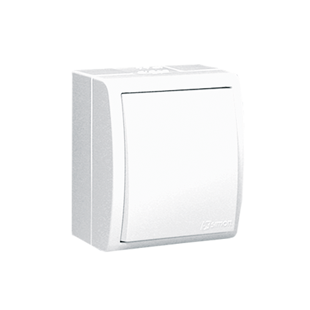 SIMON AQUARIUS BIAŁY ŁĄCZNIK NT 1-BIEGUNOWY IP54 ZACISKI ŚRUBOWE 10AX 250V