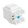 MODUŁ RJ45 KEYSTONE KAT. 6 UTP BIAŁY