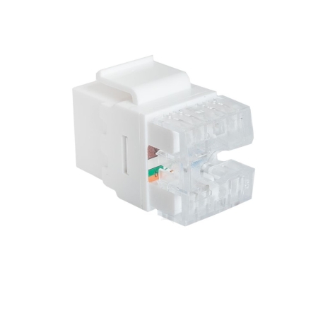 MODUŁ RJ45 KEYSTONE KAT. 5E UTP BIAŁY