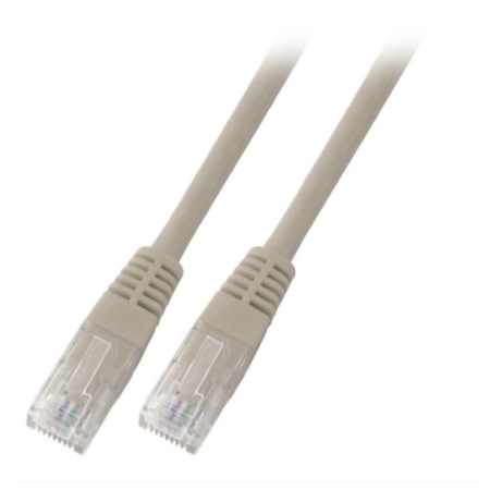 PATCHCORD U/UTP CAT.5E PVC  3M SZARY