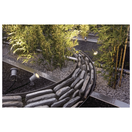 NAUTILUS SPIKE SZARY OPRAWA OGRODOWA WBIJANA  1X GU10/ 35W  IP65 ALUMINIUM