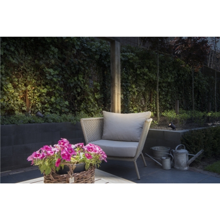 NAUTILUS SPIKE XL CZARNY OPRAWA OGRODOWA WBIJANA 1X GU10/ 11W IP44 / IP65 ALUMINIUM