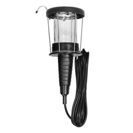 LAMPA WARSZTATOWA 1X E27 MAX.60W IP20 SZKLANY KLOSZ