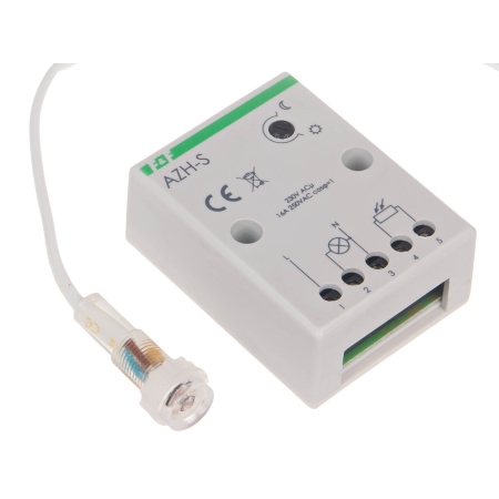 AZH-S AUTOMAT ZMIERZCHOWY NT 16A 230V AC Z ZEWNĘTRZNĄ SONDĄ HERMETYCZNĄ