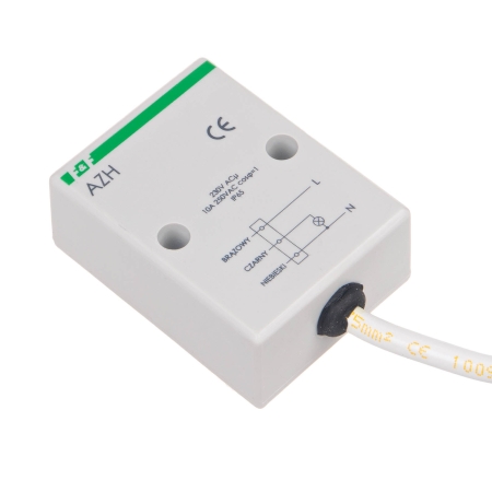 AZH AUTOMAT ZMIERZCHOWY NT 10A 2-1000LX 230V AC IP65 CZUJNIK ŚWIATŁOCZUŁY WEW PRZYŁĄCZE KABLOWE