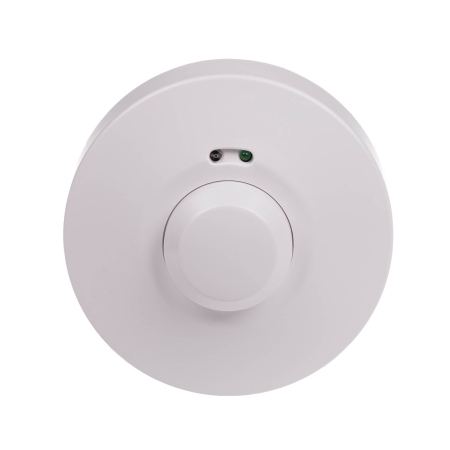 DRM-02 BIAŁY CZUJNIK RUCHU MIKROFALOWY NT SUFITOWY 360ST 1-10M 5S-12MIN IP40 5.8GHZ 230V AC