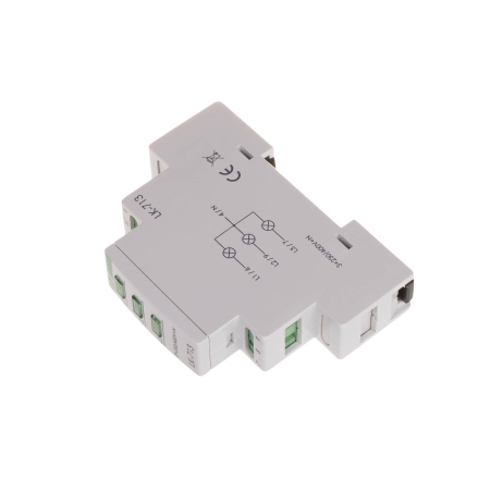 LK-713G LAMPKA SYGNALIZACYJNA MODUŁOWA 3X 1M 3X230V+N ZIELONY