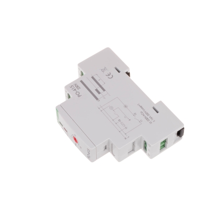 PO-415 PRZEKAŹNIK CZASOWY 10A 1P 1-15MIN 1M 230V AC OPÓŹNIONE ODPADANIE