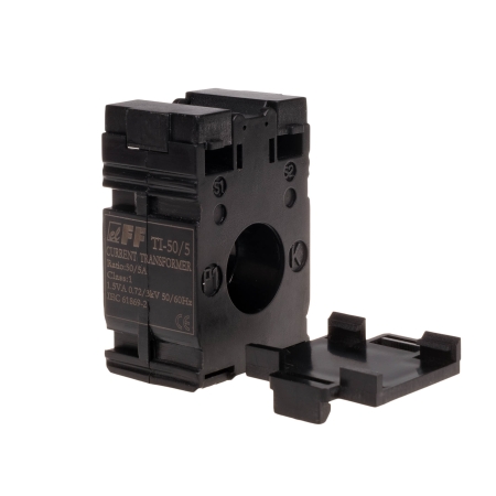 TI- 50/5 PRZEKŁADNIK PRĄDOWY 50/5A 1.5VA KL.1 FI22
