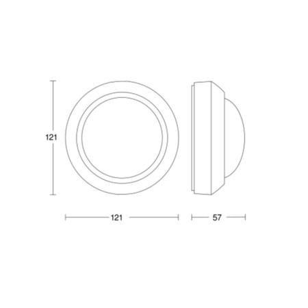 IS 2360-3 ECO BIAŁY CZUJNIK RUCHU/ ZMIERZCHU NT SUFITOWY 360ST 12M 8S-35MIN IP54 230V AC