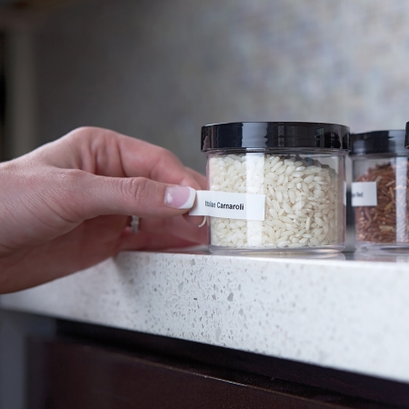 TAŚMA DYMO D1  9MM 7M CZARNY NADRUK / BIAŁE TŁO