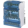 EDB-407 BLOK ROZDZIELCZY 125A 4X (5X FI5.3), 4X (2X FI7.5) ETIBOX