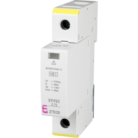 ETITEC C T2 275/20 1P OGRANICZNIK PRZEPIĘĆ C 1P 1M 20/40KA 1.5KV TN